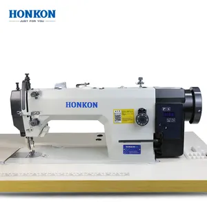Máquina de coser Industrial de punto de bloqueo de alta resistencia, compuesto de alimentación directa para ropa de HK-0303D