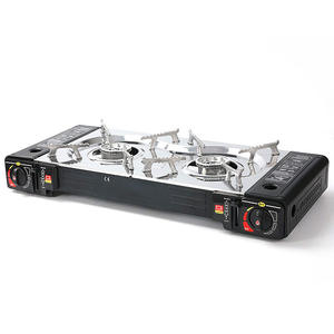 <span class=keywords><strong>Parrilla</strong></span> de Gas Portátil de Doble Quemador, <span class=keywords><strong>Estilo</strong></span> Moderno, Cocina de Camping, Horno de Barbacoa para Exteriores con <span class=keywords><strong>Campo</strong></span> Magnético, Parrillas de Doble Cabezal - Product Image 1