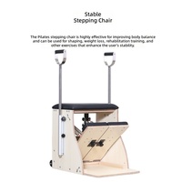 Ensemble d'équipements de Pilates Reformer en bois : Correcteur, Chaise, Lit, Tapis, Planche, Échelle, Baril