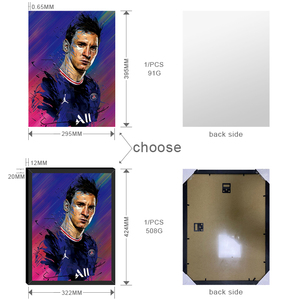 Poster 3D Anime Personalizzati all'Ingrosso, Adesivi 3D di Messi, Poster di Calciatori, <span class=keywords><strong>Cristiano</strong></span> <span class=keywords><strong>Ronaldo</strong></span>, Immagini Lenticolari 3D - Product Image 5