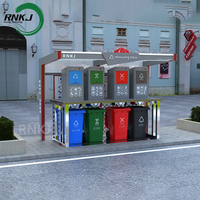 RNKJ Conteneur à déchets souterrain de type fosse Table élévatrice à ciseaux hydraulique Conteneurs à ordures Plateforme élévatrice