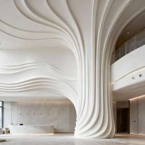 Pó de Gesso Leve DTY T30 Alpha GRG para Modelagem Arquitetônica, Ornamentação e Construção, Superfície Lisa Sem Ar - Product Image 5