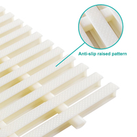 Grille de piscine en PVC de type chaîne, légère, durable, portable, facile à installer pour le bord de la piscine