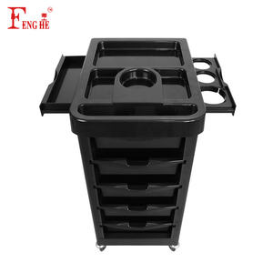 Carrello professionale per parrucchieri su ruote con ampi cassetti per utensili - Product Image 1