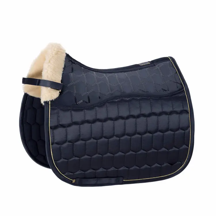 High Quality Winter Warm And Windproof Equestrian Competition Dressage Western Wool Saddle Pad