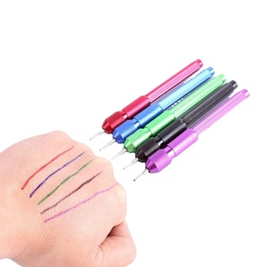 Reusable Tattoo Stencil Marker <b>Pens</b> with Metal Holder <b>Refill</b> Shell for PMU Hand Drawing Use Professional Tattoo Studio Use - Product Image 1