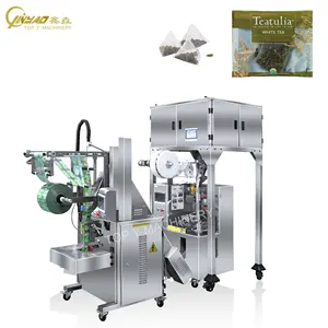 Triangle Loose Leaf Tea Bag Packing Machine 3/4 side Seal Sachet Packaging Machine Inner and Outer Bag System