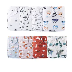 wholesale cheap price one Size Adjustable Baby Infant Nappy Cloth Diapers Washable Baby diapers