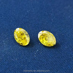 卸売ダイヤモンドラボ成長丸型合成バルクストーンカラットイエローHPHT3EXルースラボ成長ダイヤモンド - Product Image 5