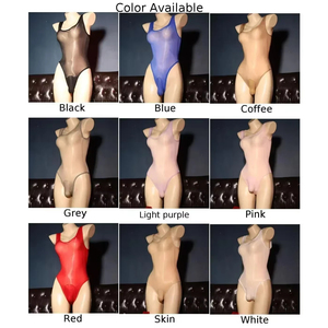 <span class=keywords><strong>Combinaison</strong></span> moulante <span class=keywords><strong>transparente</strong></span> ultra-fine en Spandex/Nylon pour <span class=keywords><strong>homme</strong></span>, effet brillant, anti-frottement, avec dentelle, pour le fitness - Product Image 5