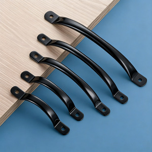 Poignée ronde en acier inoxydable pour tiroir d'armoire, porte en bois, décoration de surface durable - Product Image 2