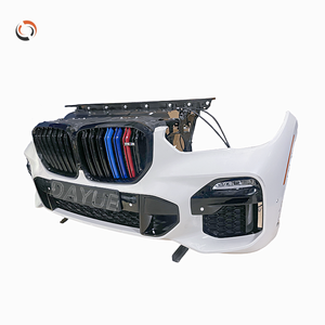 Para <span class=keywords><strong>BMW</strong></span> <span class=keywords><strong>X5</strong></span> G05 versión de EE. UU. Kit de parachoques delantero de coche, parachoques con envolvente de ventilador electrónico de radiador, utilizado para 2018-2022 <span class=keywords><strong>X5</strong></span> - Product Image 3