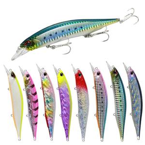 Señuelo de Pesca Wobbler de Plástico ABS Duro de 12cm y 17g con Ojos 3D, Señuelo Minnow Hundible para Pesca en Ríos, Océanos, Playas y Lagos, Venta al por Mayor - Product Image 1