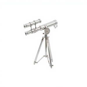 Soporte de telégrafo pulido brillante, artesanía de Metal de alta calidad, telégrafo elegante con soporte de trípode ajustable, decoración Interior del hogar - Product Image 1