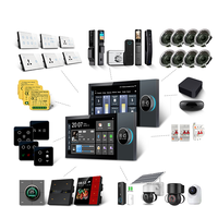 TuOAN Tuya Smart Home Zigbee Gateway Wifi Zigbee Panneau de contrôle intelligent 7 pouces Musique multifonction avec conception à 2 zones