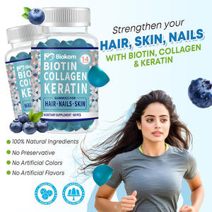 OEM/ODM, Etiqueta Privada, suministro de fábrica, colágeno de biotina, queratina, soporte gomoso, pelo, uñas, piel para toda la belleza - Product Image 6