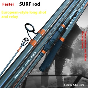 Weihai Canne à pêche à longue <span class=keywords><strong>distance</strong></span> <span class=keywords><strong>super</strong></span> dure Canne à pêche à trois sections Surf Beach Anchor Canne à pêche à longue section en carbone - Product Image 4