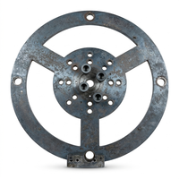 Plaque de gabarit de perçage circulaire en acier sur mesure pour alignement précis des composants, outil de perçage de précision pour l'usinage industriel