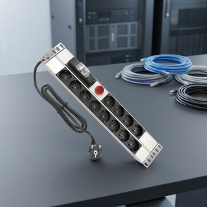 อุปกรณ์จ่ายไฟฟ้า PDU แบบ Heavy Duty 12 ช่องเสียบ 16A 250VAC 50/60Hz ออกแบบมาเพื่อการใช้งานในอุตสาหกรรม ทนทานและมีความเสถียร - Product Image 3