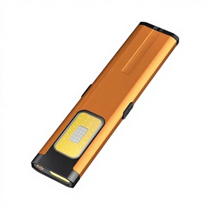 New Magnetic Double Light Source LED <b>Rechargeable</b> EDC <b>Flashlight</b> Mini Portable Outdoor Emergency Multi-Function Card Lamp - Product Image 1