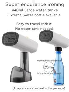 Vaporizador portátil de grado profesional para electrodomésticos de 400ML, tanque de agua grande de succión para eliminación de arrugas - Product Image 6