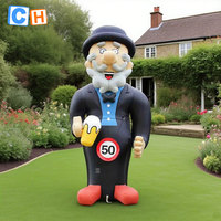 3m Holland Cartoon Pays-Bas Anniversaire Poupée gonflable Ballon de publicité extérieure avec publicité gonflable géant