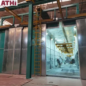 ATHI Tunnel elettrico Shot sabbiatura macchina serbatoi nuovo stato ABRator Core Motor PLC cuscinetti impianti di produzione