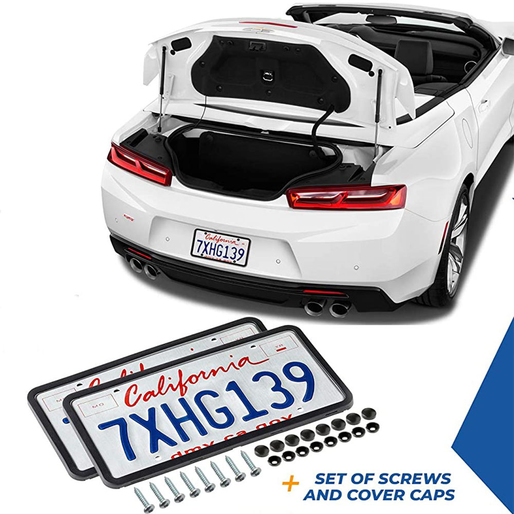 Силиконовый Универсальный Американский держатель номерного знака Рамка держатель номерного знака