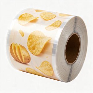 Custom Printed Food Packaging Roll Film Laminated Plastic Film Heat Sealable Moisture Proof for Snack <b>Wrap</b> - Product Image 5