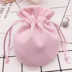 Sac cadeau en velours recyclable 3x4 pouces avec cordon de serrage, taille personnalisable, pochette de rangement - Product Image 5