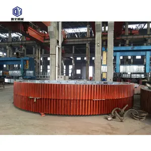 Cement Mill Customized Big Cast Iron Spur Large Diameter Forging Big Gear Ring