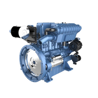WP2.3NC54-18E220 moteur diesel marin de bateau in-bord de 4 cylindres de 58hp pour le yacht