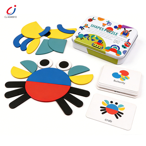 Ensemble <span class=keywords><strong>de</strong></span> blocs <span class=keywords><strong>de</strong></span> construction en bois Chengji, <span class=keywords><strong>jeux</strong></span> éducatifs colorés à faire soi-même, <span class=keywords><strong>jeux</strong></span> <span class=keywords><strong>de</strong></span> société Tangram magiques et puzzles - Product Image 1
