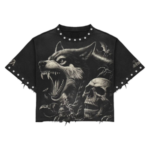 Oscar <span class=keywords><strong>T</strong></span>ùy Chỉnh Chấ<span class=keywords><strong>t</strong></span> Lượng Cao Boxy <span class=keywords><strong>T</strong></span>-<span class=keywords><strong>Shirts</strong></span> Cổ Điển Thời Trang Phố Hip Hop Màn Hình In Quá Khổ O-Cổ Cao cấp Rhinestone Đinh <span class=keywords><strong>T</strong></span>án - Product Image 5