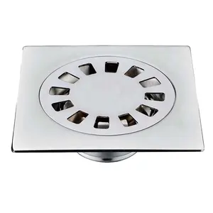 Concealed square bathroom shower stainless steel floor drain