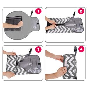 Bolsa impermeable portátil para cochecito, colchonetas para cambiar pañales con juguetes, bolsa de almacenamiento de gran capacidad - Product Image 4