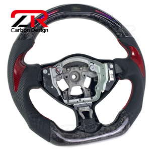 พวงมาลัยคาร์บอนไฟเบอร์ LED สำหรับรถนิสสัน350Z 370Z Z34 R35สำหรับ Infiniti FX30 FX35 FX37 FX50ปลอมแปลง QX70 - Product Image 6