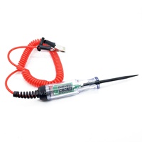 Testeur de circuit de tension CC 6V 12V 24V pour voiture et camion, stylo sonde électrique à affichage numérique, ampoule, outils de diagnostic automobile
