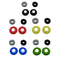 Anneaux d'ajustement universels 4 en 1 en silicone pour améliorer la précision de jeu, colorés pour PS4/5 Xbox Nintendo Switch Pro