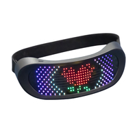 LED 앱 DIY 메시지 디스플레이 안경 LED 스마트 스크린 파티 안경