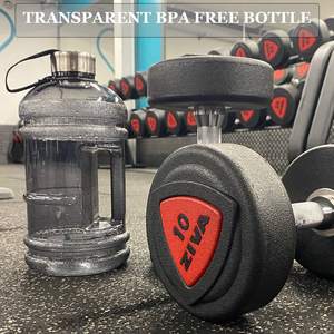 Taza de agua transparente de 2200ml, botella de agua de plástico portátil Simple a prueba de fugas, deportiva, <span class=keywords><strong>para</strong></span> <span class=keywords><strong>parejas</strong></span> de estudiantes - Product Image 4