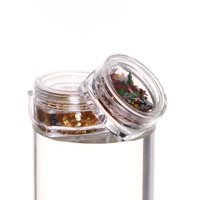 Mini pot carré transparent pour poudre, 1g, 2.5g, 3g, 5g, 10g, 15g – Emballage cosmétique transparent pour fard à paupières et mascara