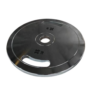 Nouveau Style Gym Fitness plaques de <span class=keywords><strong>poids</strong></span> en acier 10 livres hommes femmes unisexe <span class=keywords><strong>musculation</strong></span> puissance levage haute qualité Chrome disques d'haltères - Product Image 5