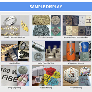 เครื่องแกะสลักเลเซอร์สำหรับงานจิวเวลรี่ ความแม่นยำสูง ใช้เทคโนโลยี Galvo พร้อมไฟเบอร์เลเซอร์ JPT Mopa กำลัง 20W-100W รองรับไฟล์รูปแบบ DXF/BMP/AI - Product Image 5
