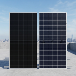 Panel Solar Monocristalino LONGi Totalmente Negro de 182 mm x 182 mm, Módulo Fotovoltaico de Media Celda para Sistemas de Energía Industrial - Product Image 2