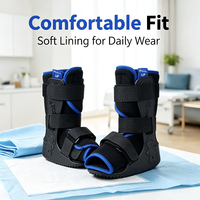 Bottes de marche pédiatriques en plastique rigide de qualité médicale, antidérapantes, pour les traumatismes de la cheville, soins postopératoires