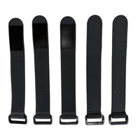 Bracelet personnalisé en polyester/nylon coloré avec fermeture auto-agrippante, imperméable, élastique, brodé sur une seule face, avec adhésif puissant, Zhisheng