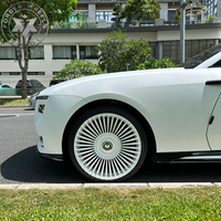 Velg Forged Putih Penuh Viaol Custom 21 22 23 Inch Desain Multi-spoke Cocok untuk Zeekr 001 009 Tesla Model XS SUV Mewah Sedan