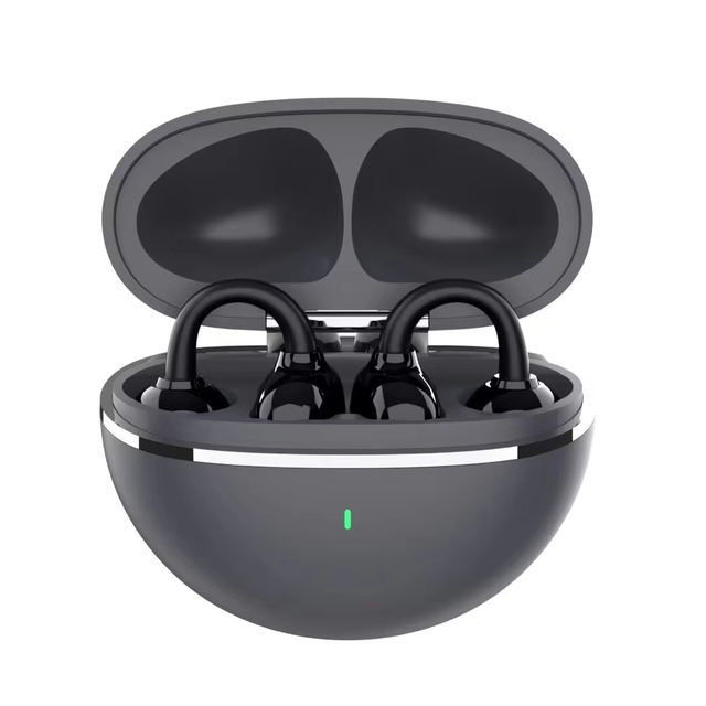 G126 Open Ear Clip on Headphones BT V5.4 Wireless Clip on Earbuds With35 Hours Playtime ENC Clip on Earbuds