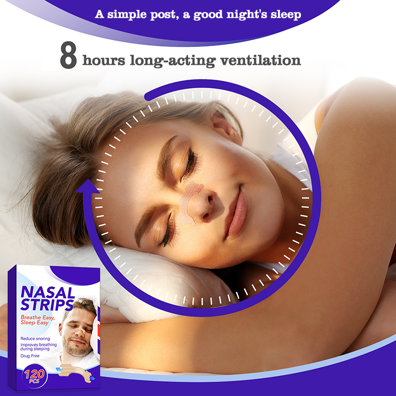 2022 hot products customized anti snoring nasal strips to breathe better breathe easy